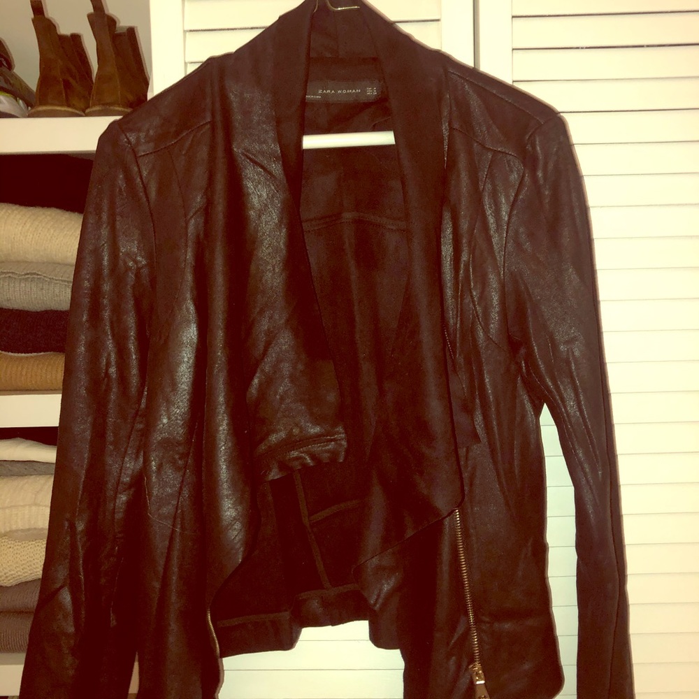 Zara suede/leather jacket